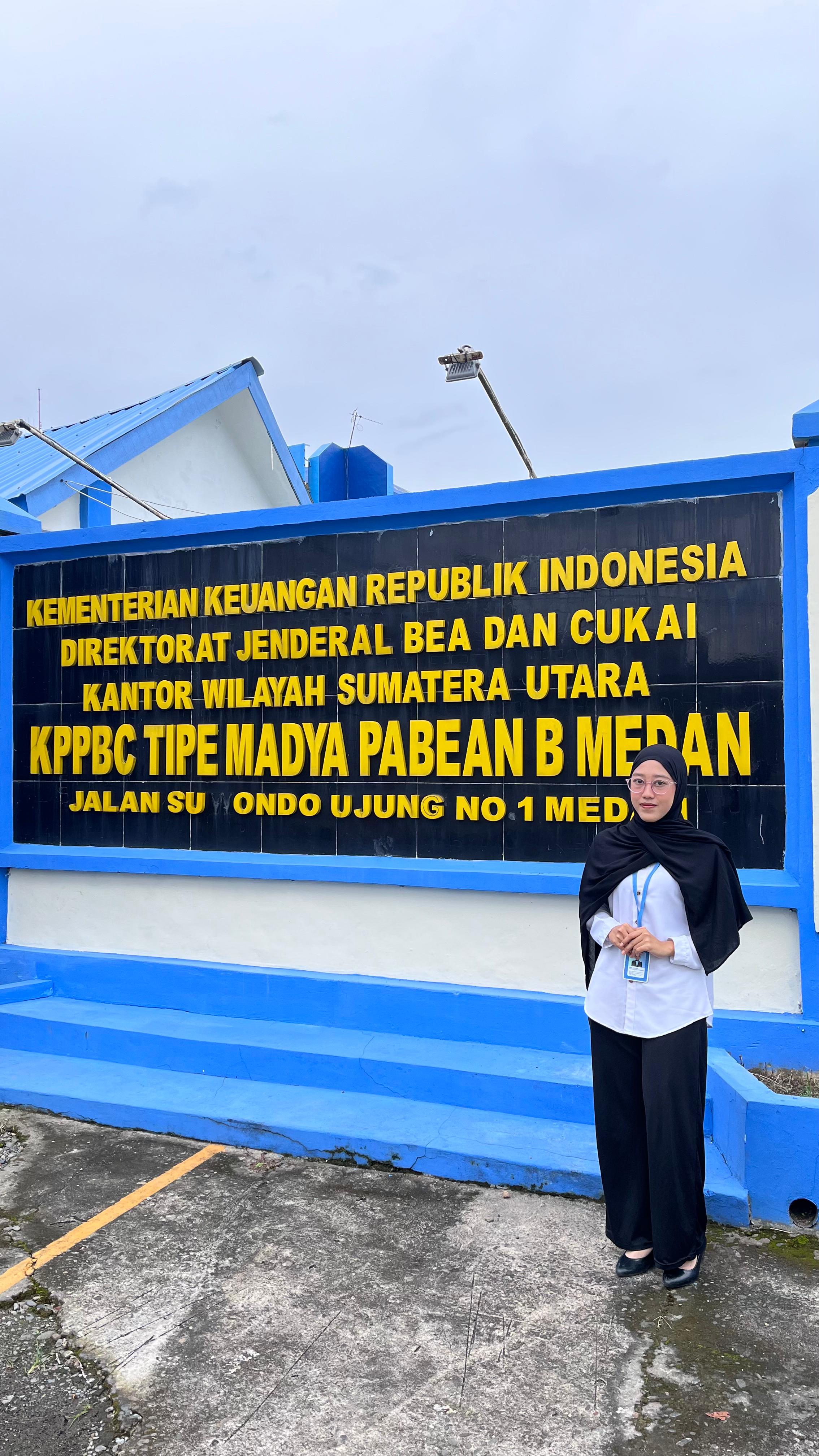 Perkuat Kompetensi Fiskal dan Keuangan, Mahasiswi Perbankan Syariah FEB UPU Sukses Laksanakan Magang di KPPBC TMP B Medan